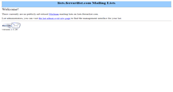 Desktop Screenshot of lists.ferrarilist.com